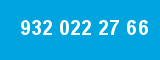 932 022 27 66 932 022 27 66